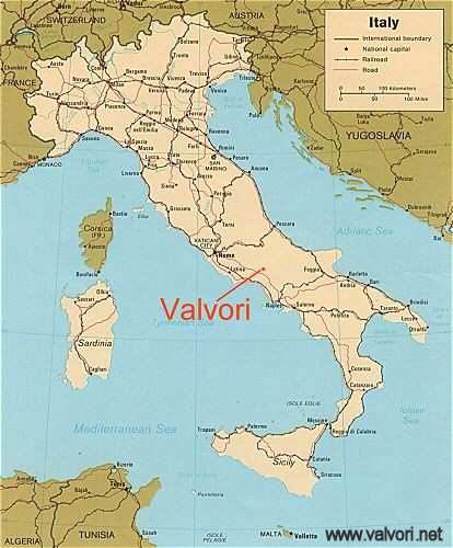 Valvori Map